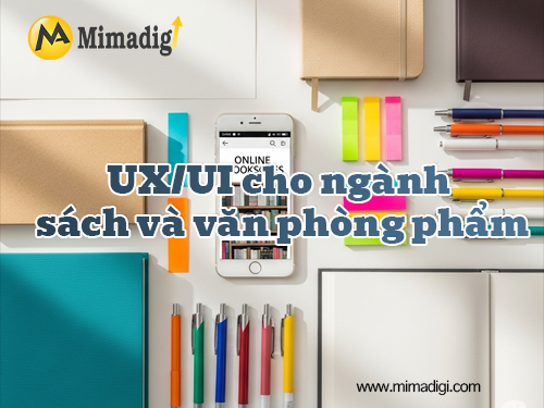 Thiết kế website bán sách, văn phòng phẩm tại mimadigi