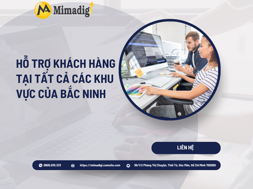 Thiết kế website tại Bắc Ninh – Giao diện đẹp, chuẩn SEO tại MIMADIGI