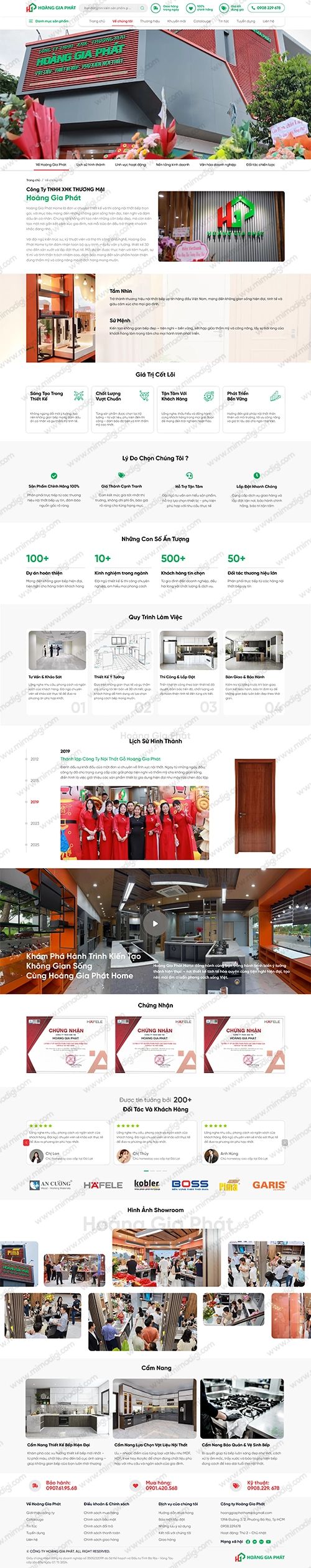 Thiết Kế Website Chuẩn SEO Cho Nội Thất HOÀNG GIA PHÁT