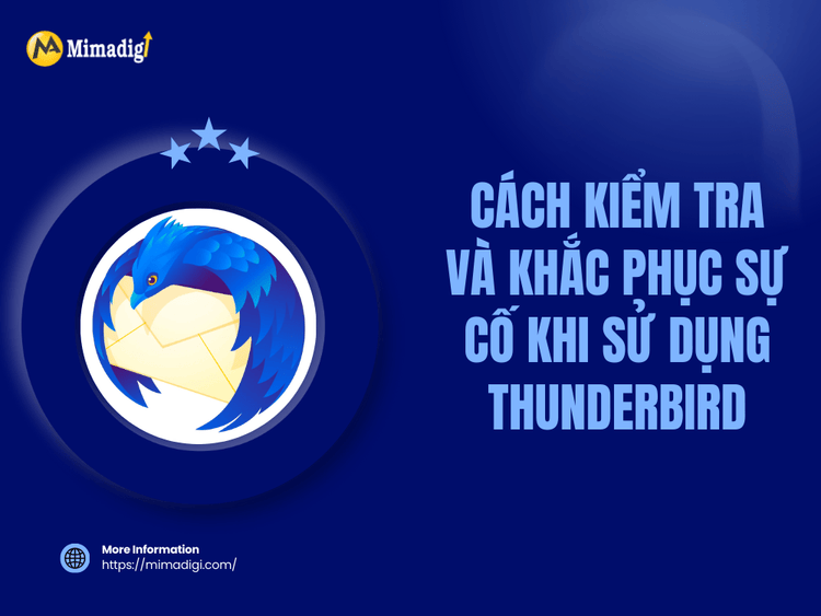 How to check and fix problems when using Thunderbird at MIMA