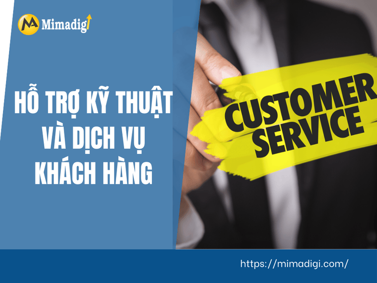 Technical support and customer service at MIMA