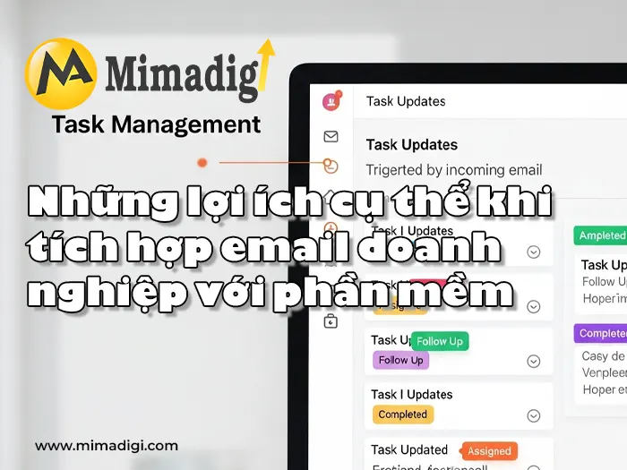 Integrating Business Email with Task Management Software by MIMADIGI
