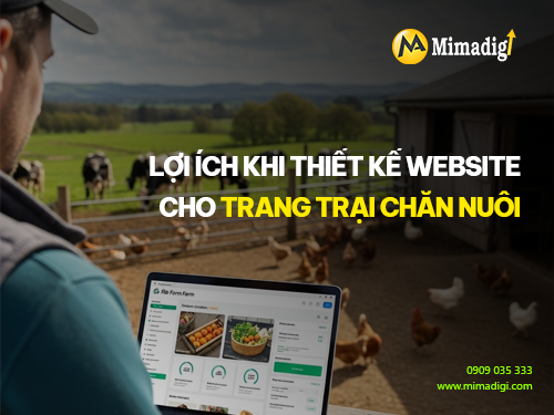 Thiết kế website trang trại chăn nuôi tại mimadigi