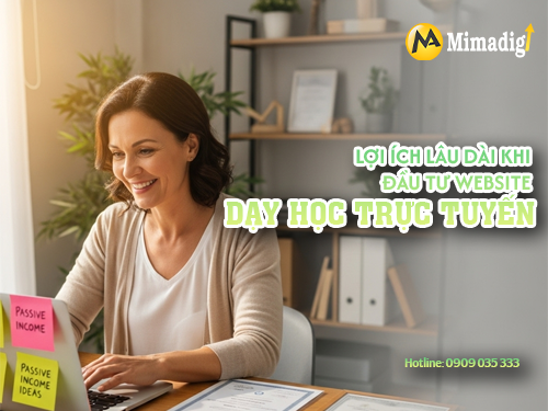 Thiết kế website dạy học trực tuyến – eLearning tại mimadigi