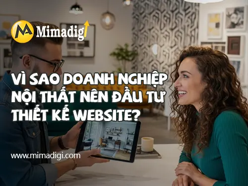 Thiết kế website dịch vụ trang trí nội thất tại mimadigi
