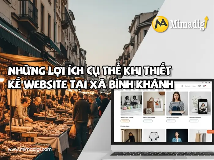 Thiết kế website Xã Bình Khánh tại mimadigi