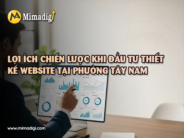 Thiết kế website Phường Tây Nam tại mimadigi