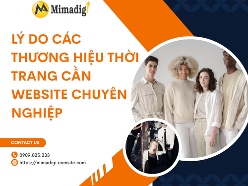 Thiết kế website thời trang nam nữ tại mimadigi