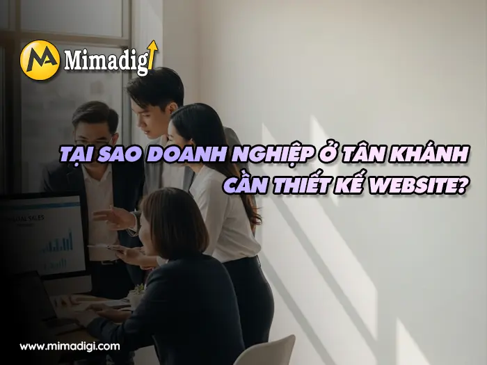 Thiết kế website Phường Tân Khánh tại mimadigi