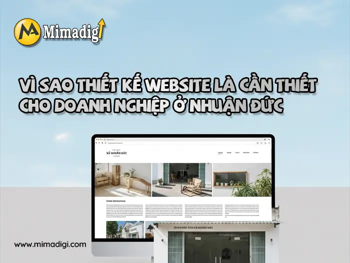 Thiết kế website Xã Nhuận Đức tại mimadigi