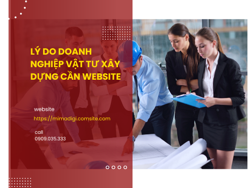 Website Design for Construction Materials in Dong Nai with mimadigi