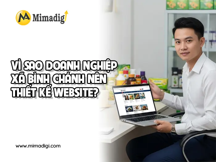 Thiết kế website Xã Bình Chánh tại mimadigi
