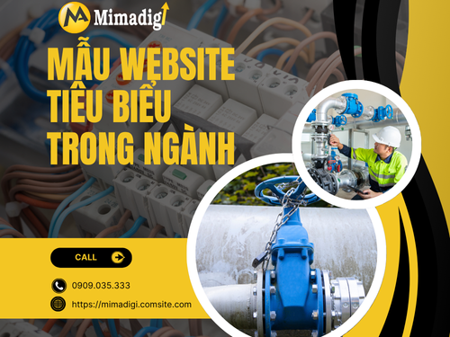 Thiết kế website vật tư điện nước tại mimadigi