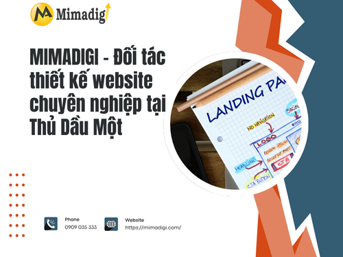 Thiết kế website Thủ Dầu Một Bình Dương của mimadigi