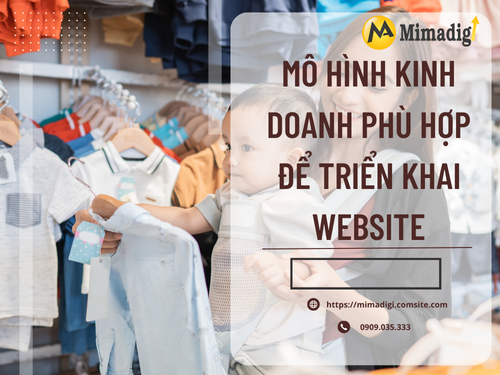 Thiết kế website shop mẹ & bé tại mimadigi