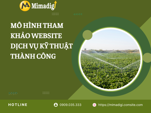 Thiết kế website dịch vụ kỹ thuật canh tác tại mimadigi
