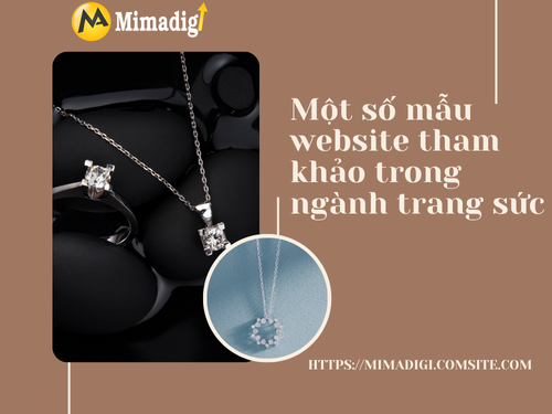 Thiết kế website cửa hàng vàng bạc, trang sức tại mimadigi