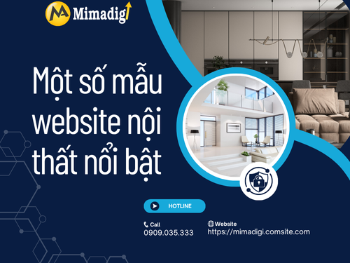 Thiết kế website cửa hàng nội thất tại mimadigi