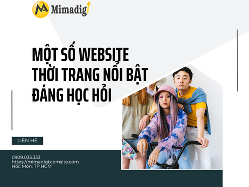 Thiết kế website thời trang nam nữ tại mimadigi