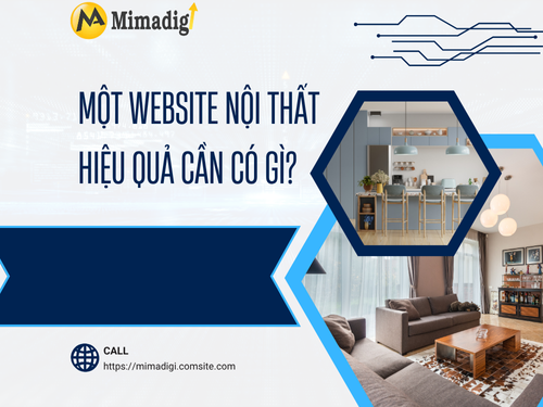 Thiết kế website cửa hàng nội thất tại mimadigi
