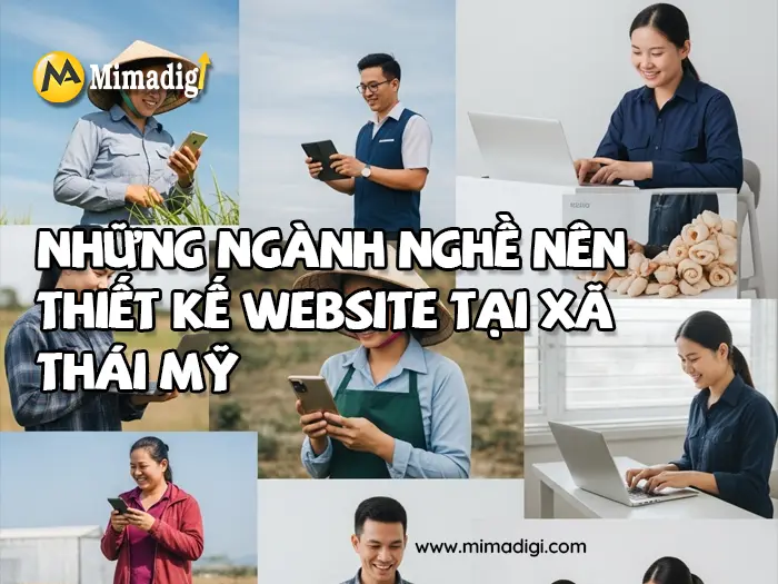 Thiết kế website Xã Thái Mỹ tại mimadigi