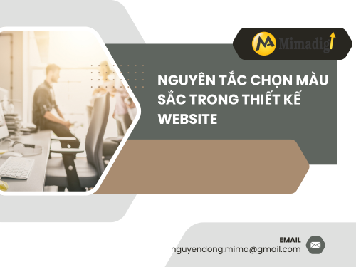 Màu sắc và font chữ trong thiết kế website: Những nguyên tắc cơ bản của mimadigi
