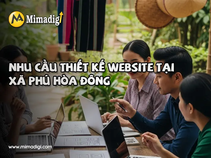 Thiết kế website Xã Phú Hòa Đông tại mimadigi