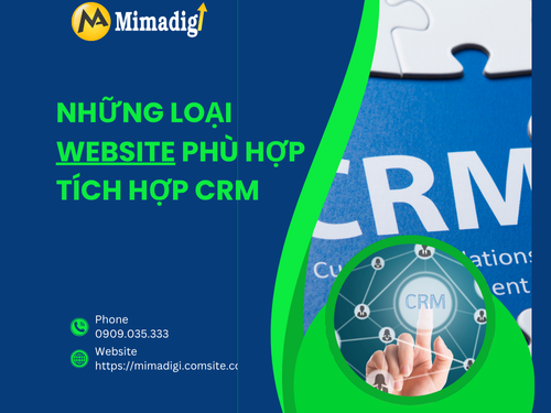 Website tích hợp hệ thống CRM tại mimadigi