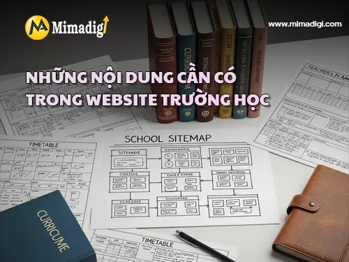 Thiết kế website trường tiểu học, THCS, THPT tại thiết kế website mimadigi