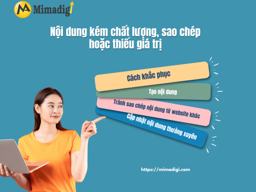 5 lỗi SEO phổ biến khiến website không lên top Google cùng MIMADIGI tìm hiểu 
