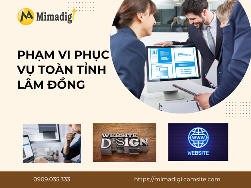 Thiết kế website tại Lâm Đồng – Website doanh nghiệp hiện đại, chuẩn thương hiệu cùng MIMADIGI