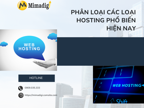 Các loại hosting phổ biến hiện nay của mimadigi
