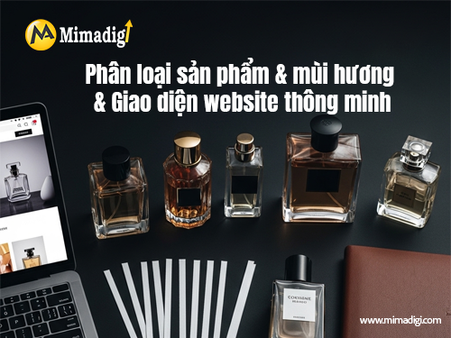 Thiết kế website bán nước hoa tại mimadigi
