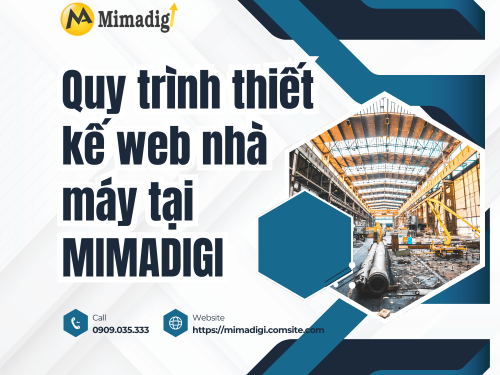 Thiết kế web nhà máy tại KCN Amata của mimadigi