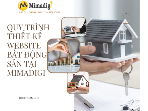 Website bất động sản tại Đức Hòa, Long An của mimadigi