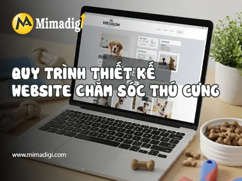 Thiết kế website dịch vụ chăm sóc thú cưng tại mimadigi