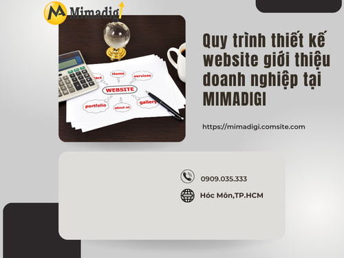 Làm website giới thiệu doanh nghiệp tại Bà Rịa tại mimadigi