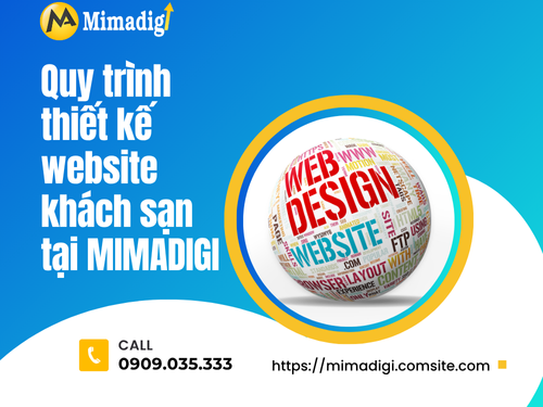 Thiết kế website khách sạn – resort tại Long An của mimadigi