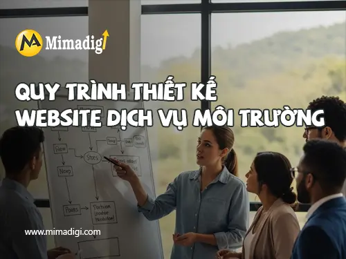 Thiết kế website dịch vụ môi trường tại mimadigi