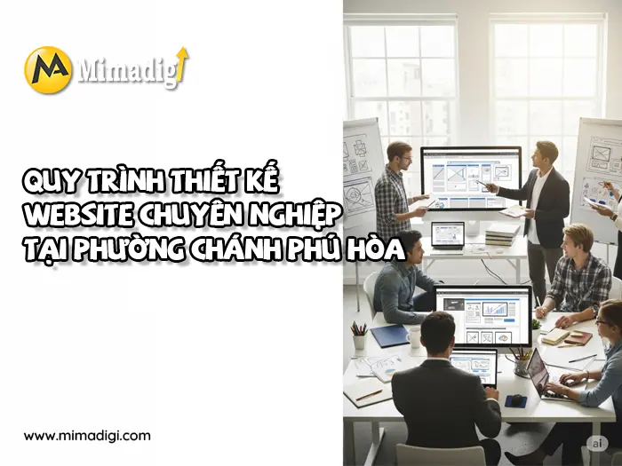 Thiết kế website Phường Chánh Phú Hòa tại mimadigi