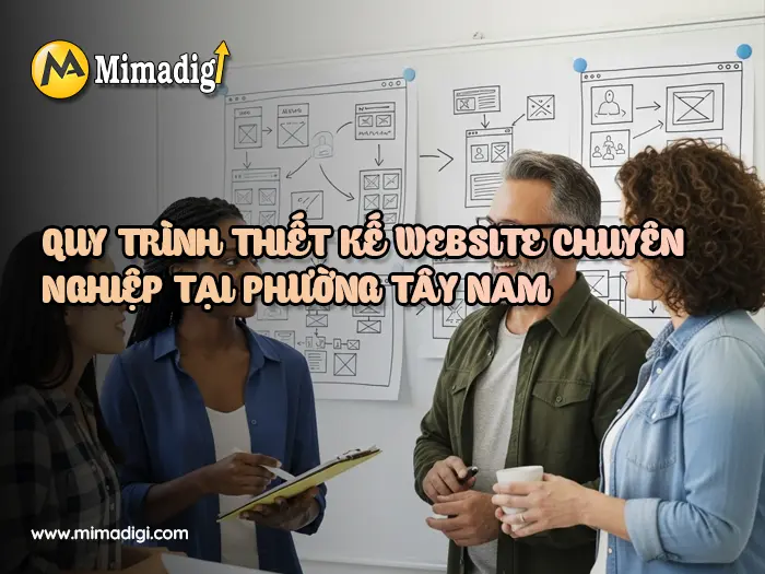 Thiết kế website Phường Tây Nam tại mimadigi