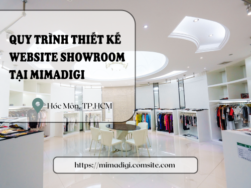 Thiết kế website showroom tại Bình Dương của mimadigi
