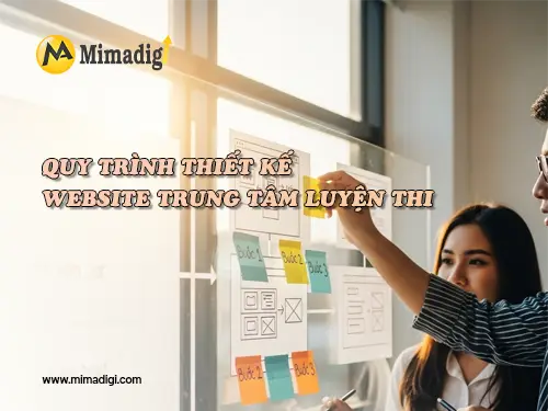 Thiết kế website trung tâm luyện thi tại mimadigi
