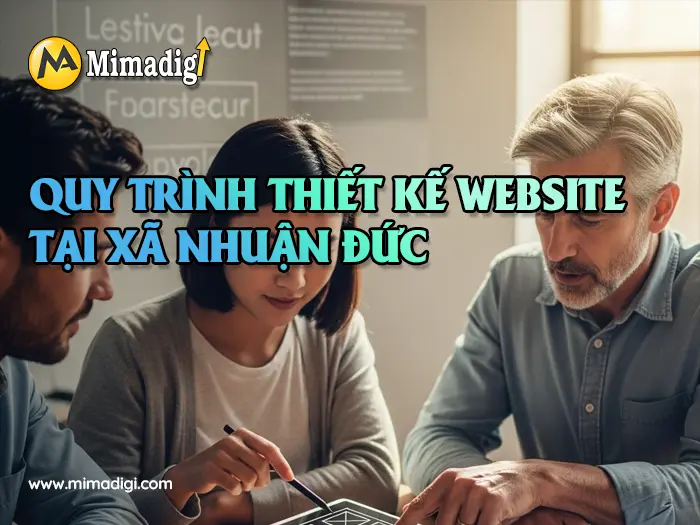Thiết kế website Xã Nhuận Đức tại mimadigi