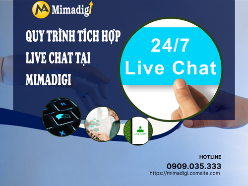 Website công ty cần tích hợp live chat tại mimadigi