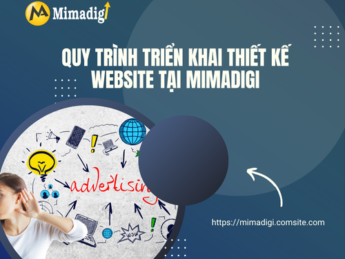 Thiết kế website công ty quảng cáo tại Sài Gòn của mimadigi