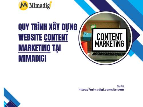 Website có cấu trúc content marketing tại mimadigi