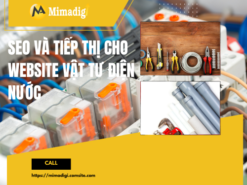 Thiết kế website vật tư điện nước tại mimadigi