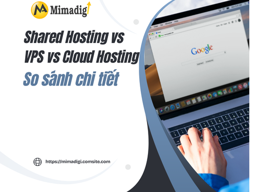 Shared Hosting vs VPS vs Cloud Hosting: So sánh chi tiết cùng mimadigi