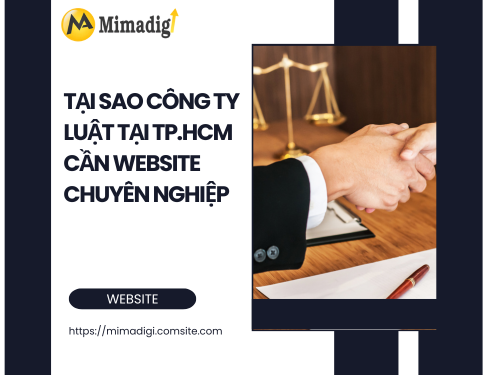 Thiết kế website công ty luật tại TP.HCM của mimadigi